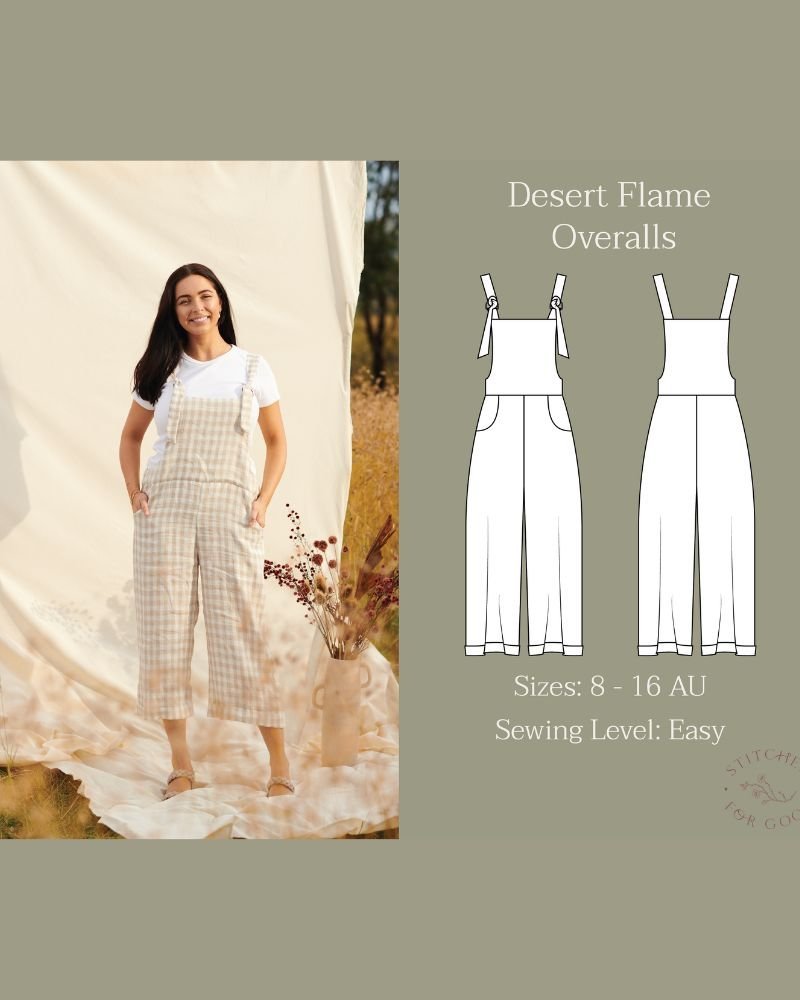 Desert Flame Overalls Pattern